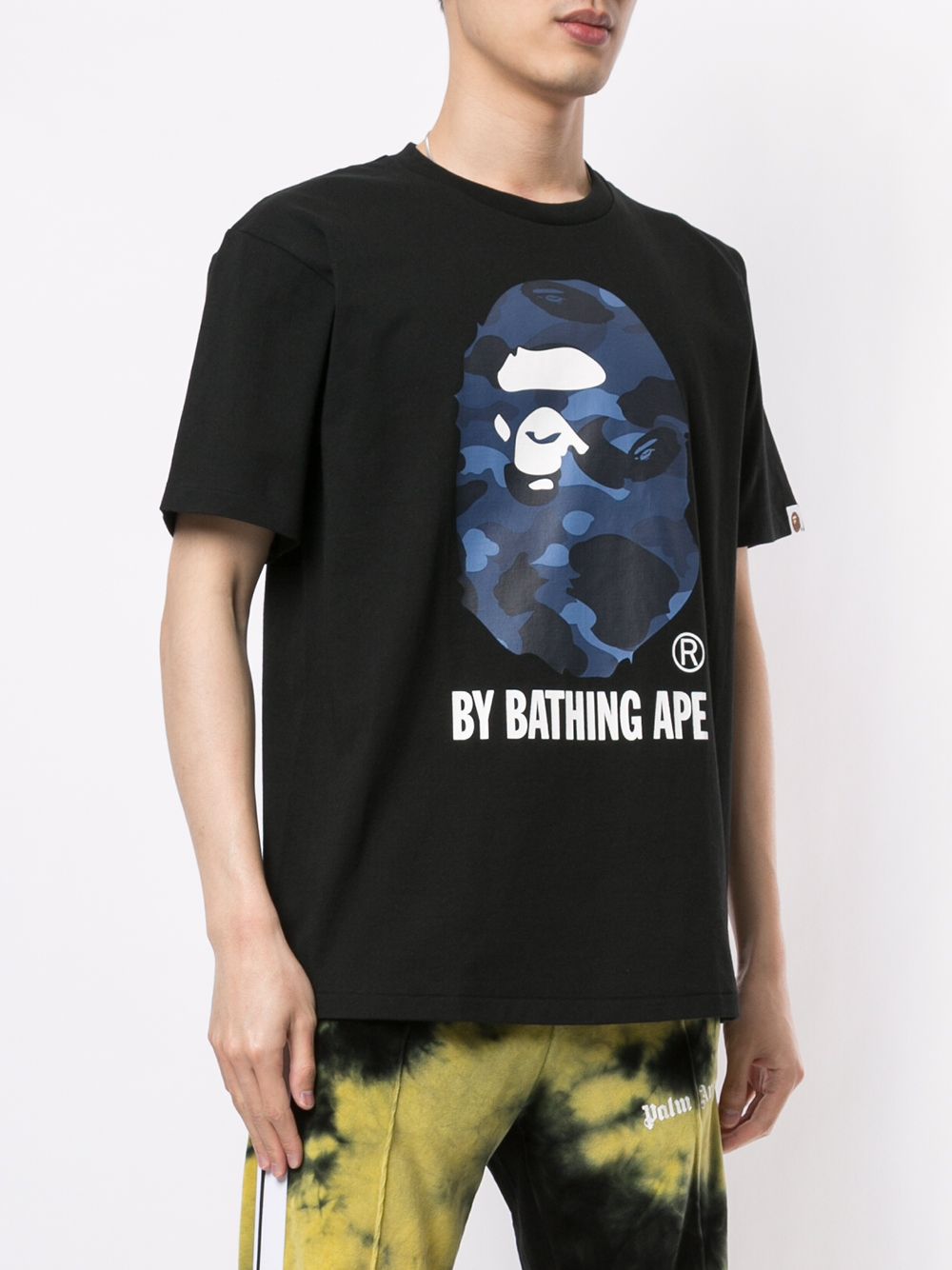 фото A bathing ape® футболка camo big ape head c короткими рукавами