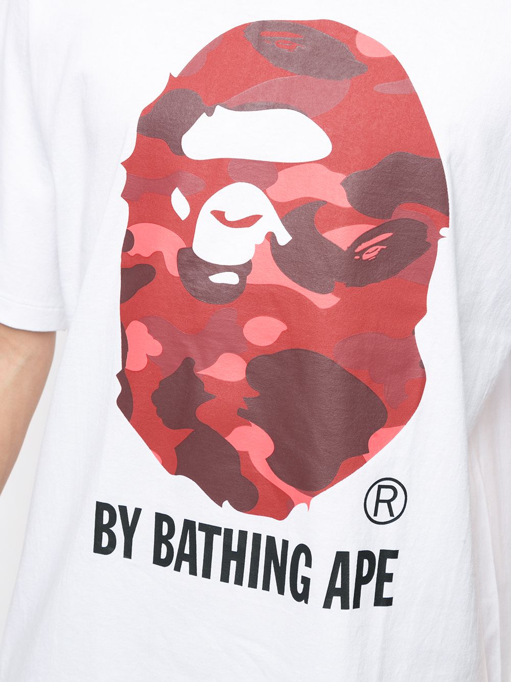 фото A bathing ape® футболка camo big ape head c короткими рукавами