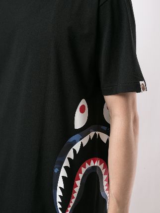 Colour Camo Side Shark 短袖T恤展示图