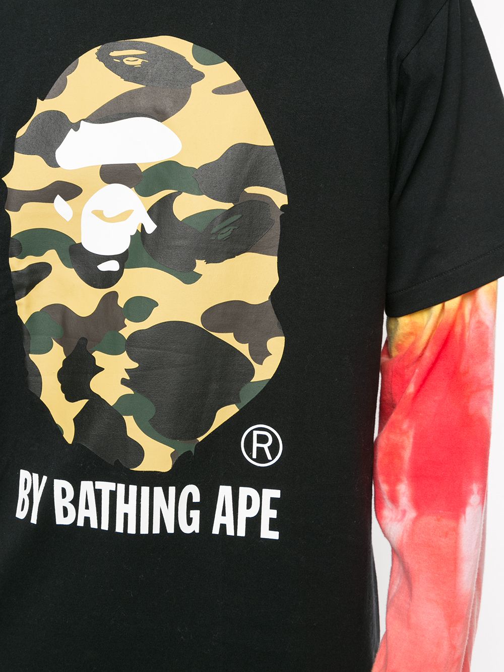 фото A bathing ape® футболка 1st camo с логотипом