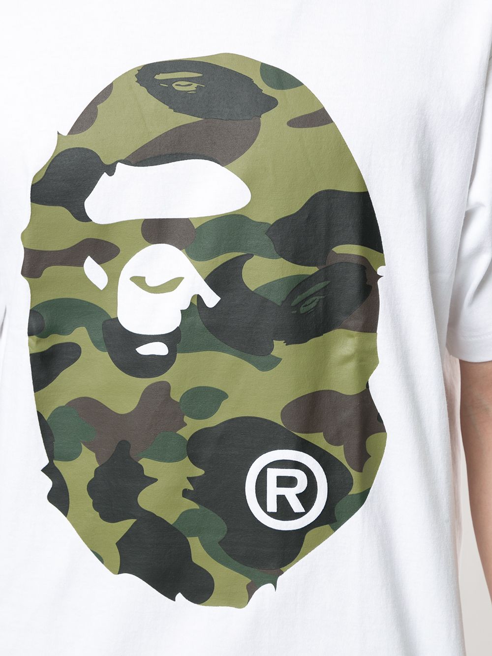 фото A bathing ape® футболка 1st camo с логотипом