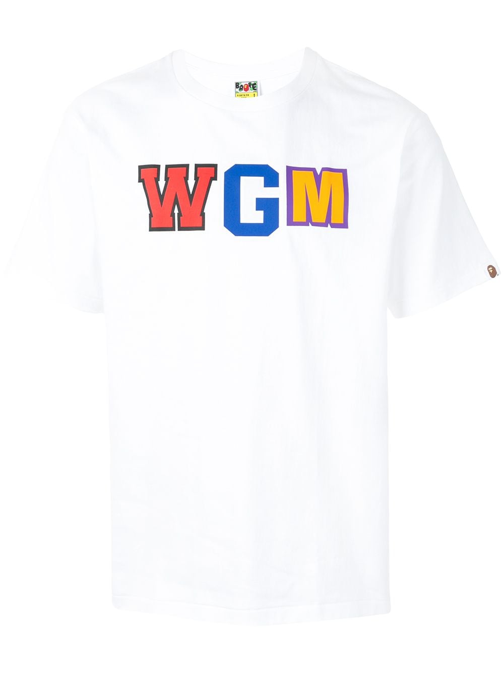 A BATHING APE® WGM Shark Short Sleeved T-shirt - Farfetch