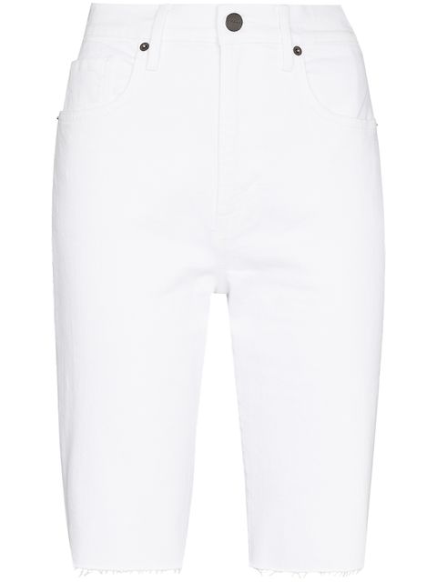 FRAME knee-length denim shorts