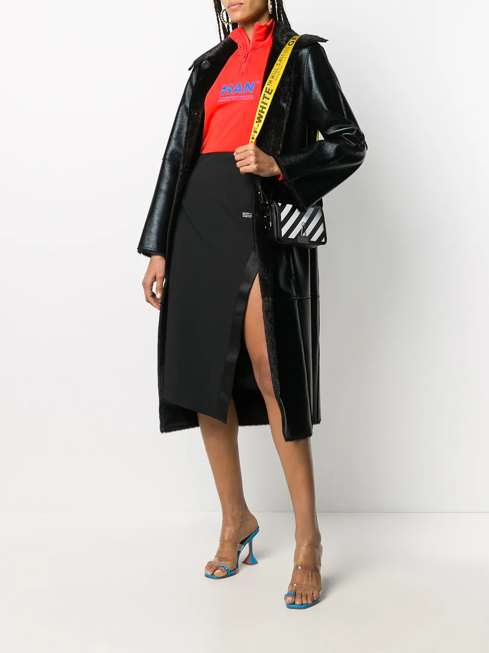 Image 2 of Off-White Diag-print shoulder bag