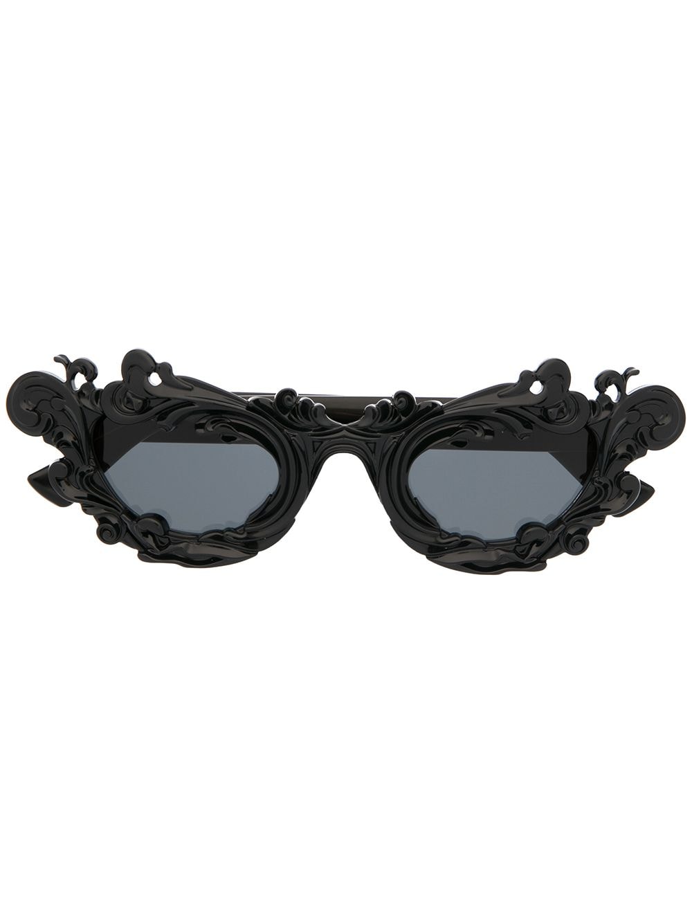 фото Moschino eyewear солнцезащитные очки в скульпутрной оправе