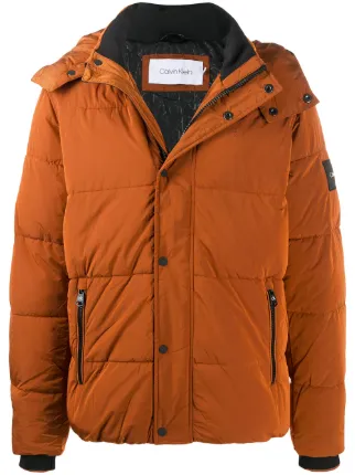 Shop Calvin Klein padded zip-up jacket with Express Delivery ...