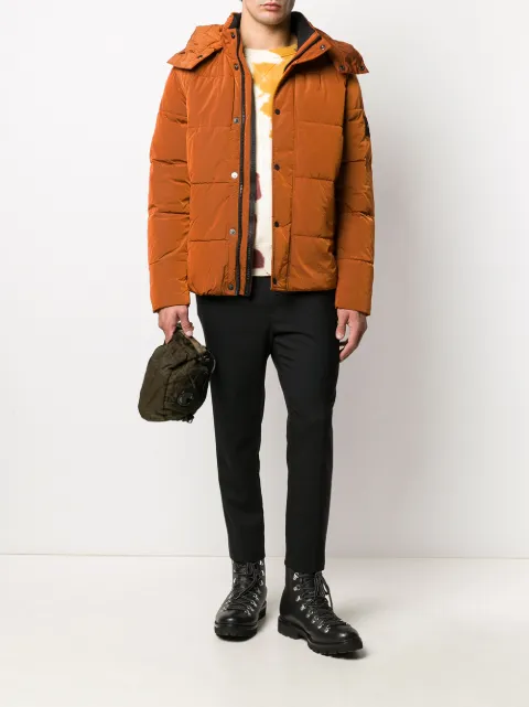 Shop Calvin Klein padded zip-up jacket with Express Delivery ...
