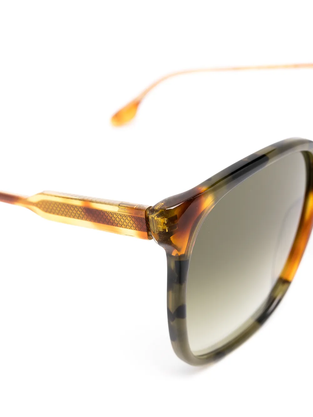 Victoria Beckham Eyewear Deep zonnebril met vierkant montuur Bruin