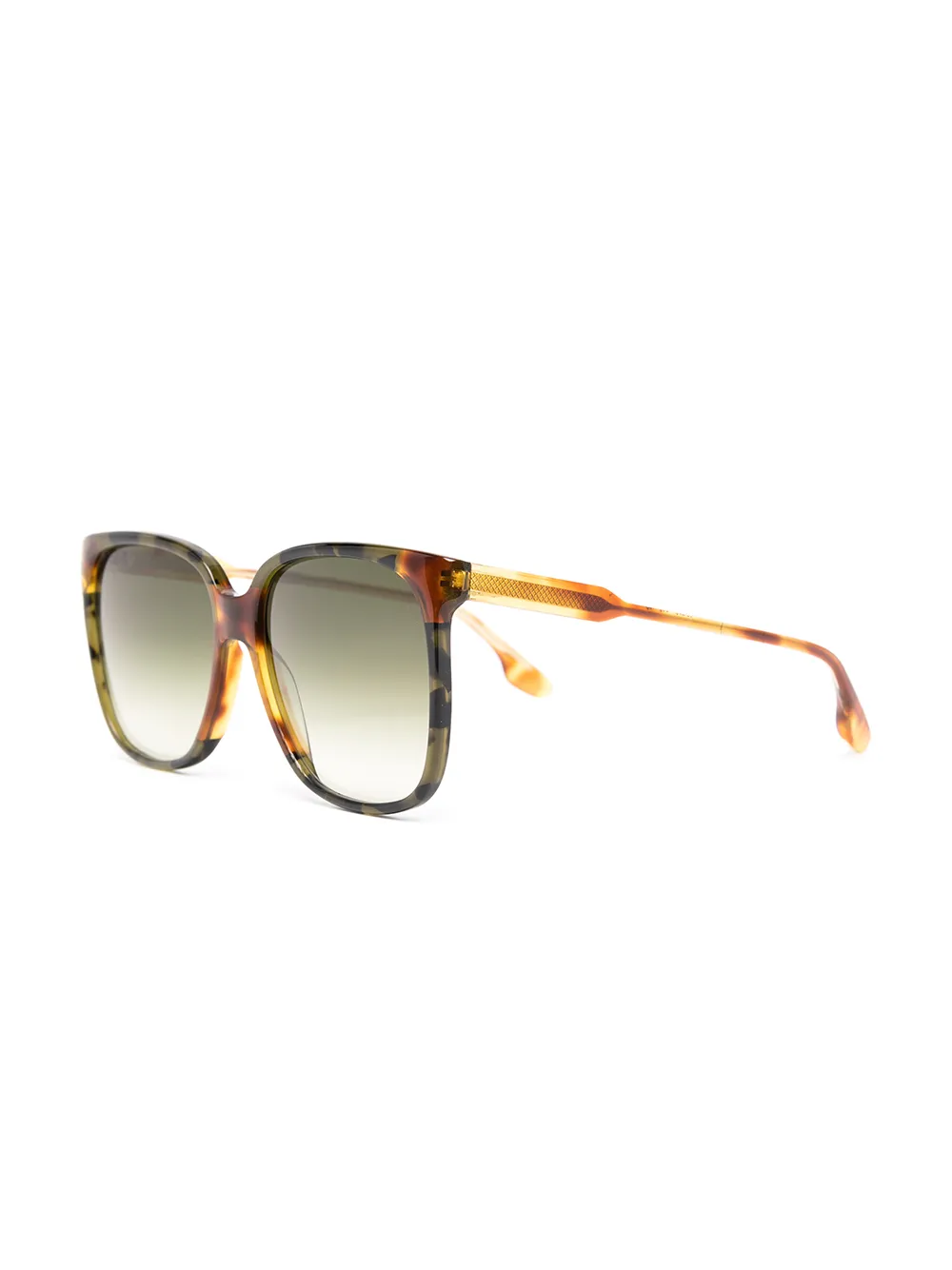 Victoria Beckham Eyewear Deep zonnebril met vierkant montuur Bruin