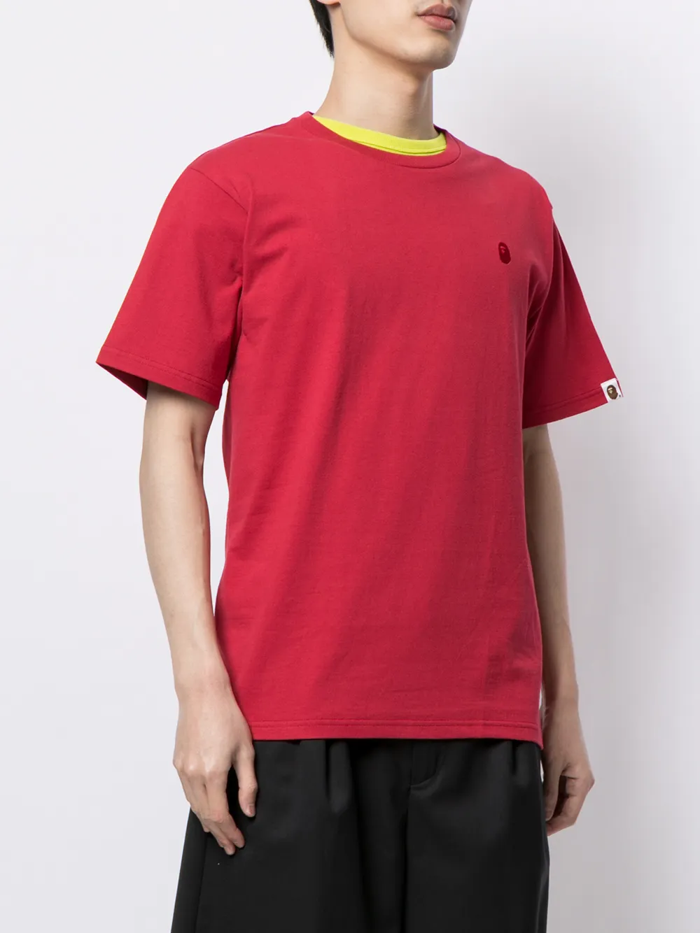фото A bathing ape® футболка с вышитым логотипом
