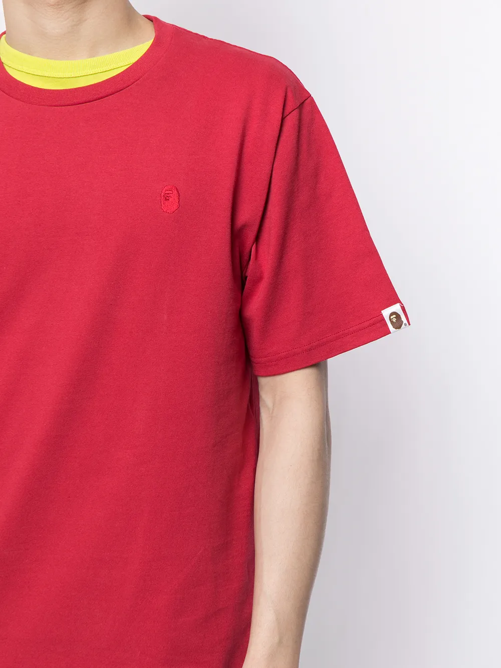 фото A bathing ape® футболка с вышитым логотипом