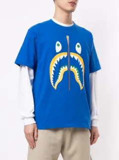 A Bathing Ape Shark Short Sleeved T Shirt Mhscfootshops