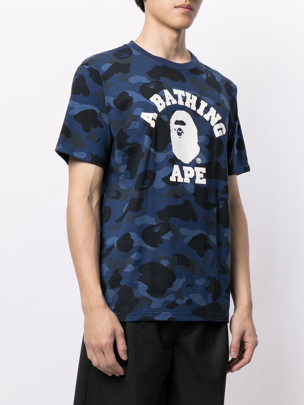 фото A bathing ape® футболка с камуфляжным принтом