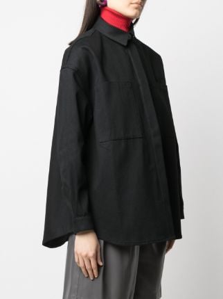 concealed front shirt jacket展示图