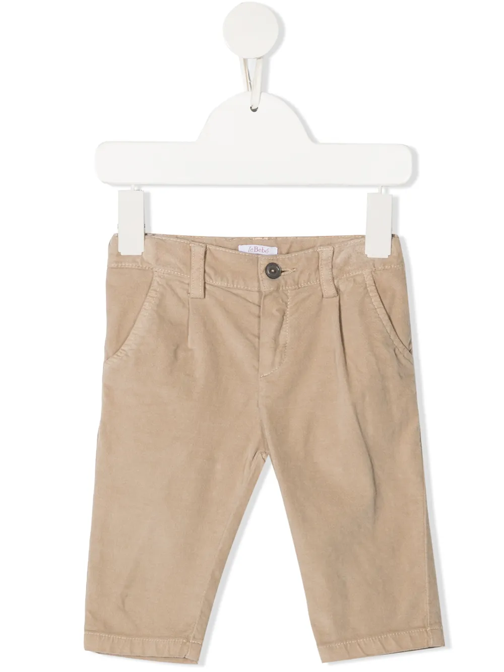 Le Bebé Enfant бархатные брюки кроя слим