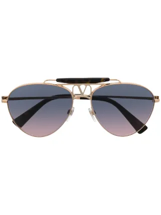 Oculos valentino aviador clearance