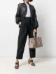 Image 2 of Brunello Cucinelli leather tote bag with glitter edging
