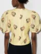 Shrimps heart-embroidered blouse