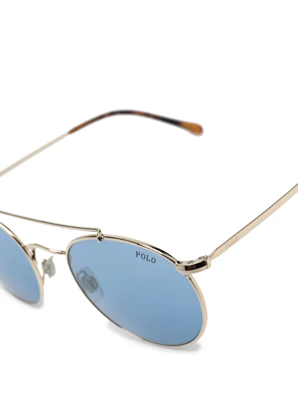 Polo Ralph Lauren Round Pilot Sunglasses Farfetch