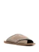 Image 2 of Brunello Cucinelli monili embellished crossover strap slides