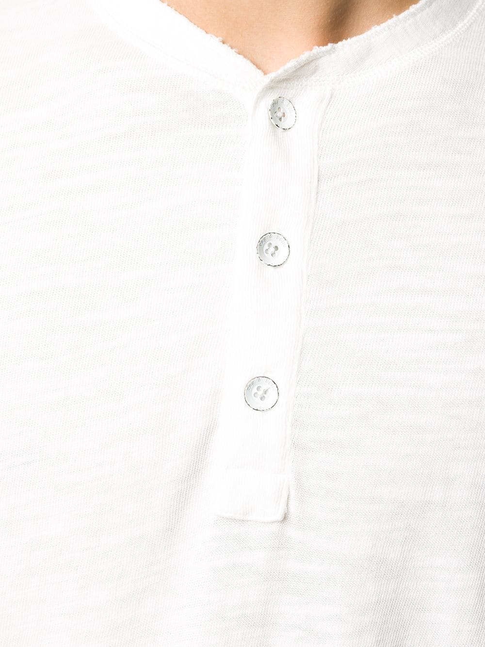 Shop Rag & Bone Round-split Neck Long-sleeved Top In White