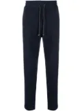 Brunello Cucinelli drawstring tapered leg track pants - Blue