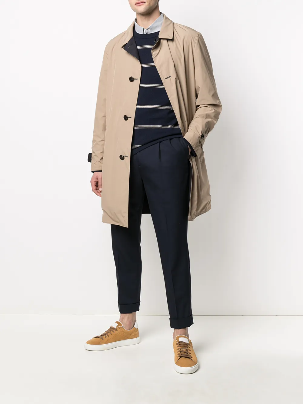 Brunello Cucinelli Gestreepte trui - Blauw