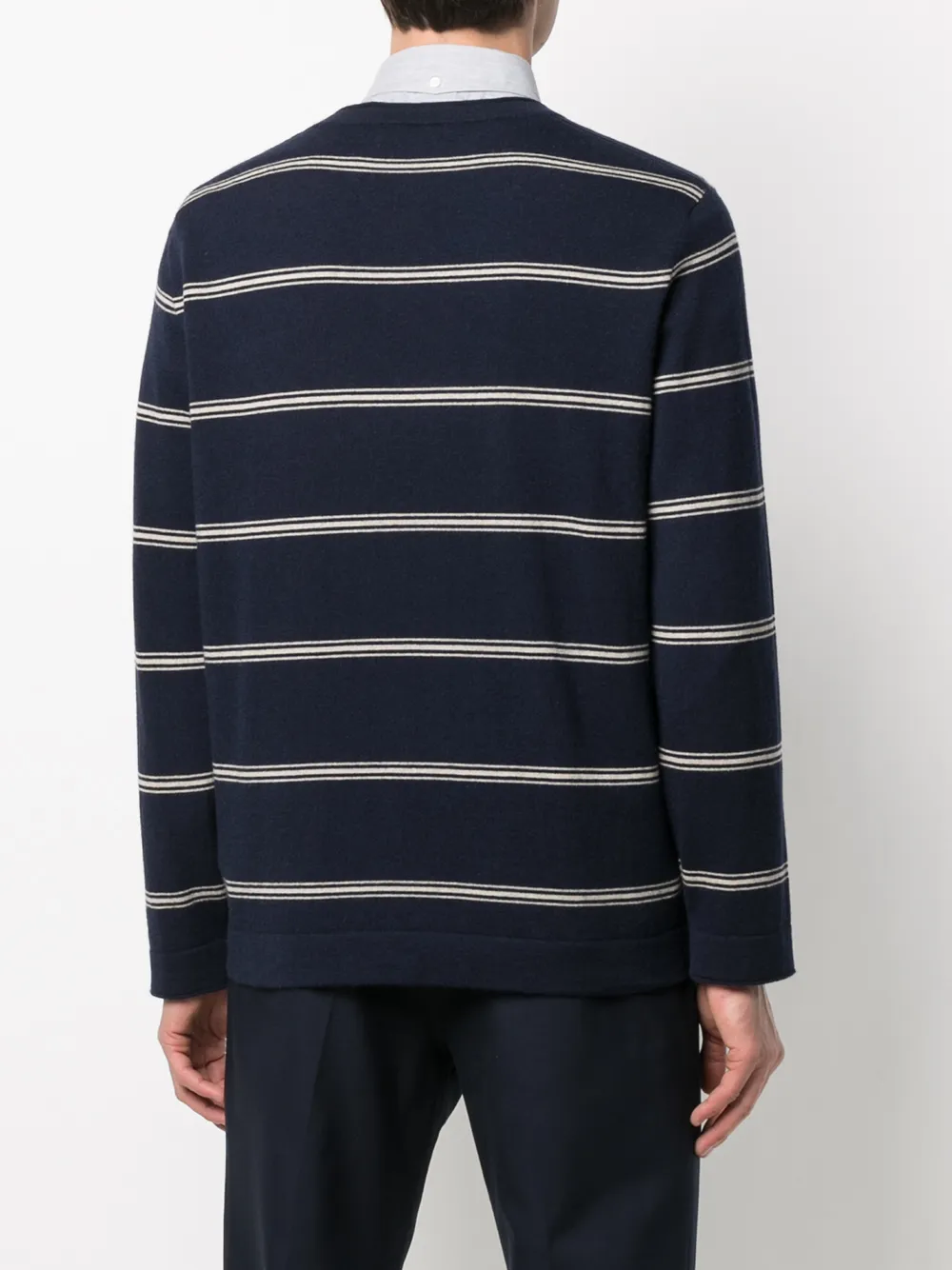 Brunello Cucinelli Gestreepte trui Blauw