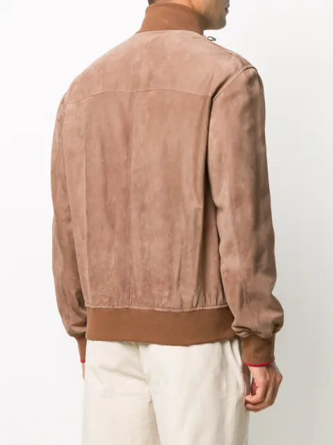 knowledge cotton apparel suede jacket