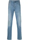 Brunello Cucinelli Brunello Cucinelli Mens Comfort Denim Slim Fit Five-pocket Trousers In Light Washed Denim - Blue
