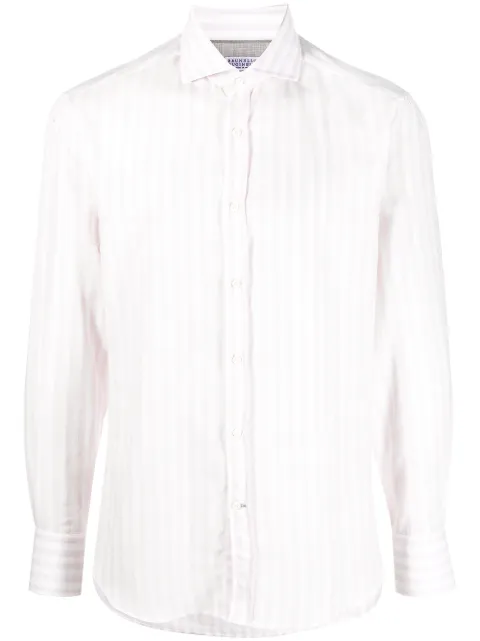Brunello Cucinelli striped cotton shirt