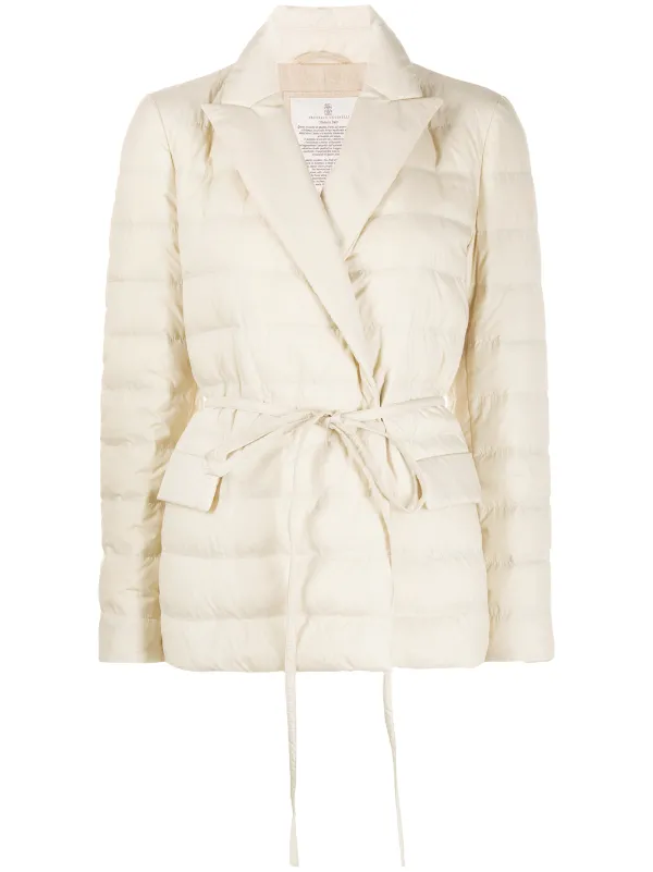 tailored puffer jacket