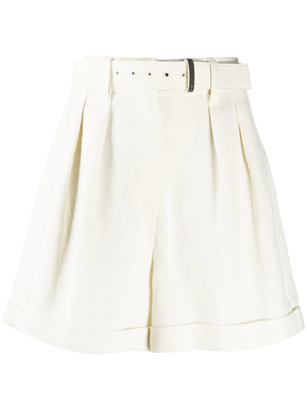 Brunello Cucinelli high-rise Belted Shorts - Farfetch