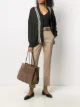 Image 2 of Brunello Cucinelli belted chino trousers