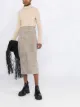 Image 2 of Brunello Cucinelli suede pencil skirt