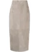 Image 1 of Brunello Cucinelli suede pencil skirt