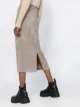 Brunello Cucinelli suede pencil skirt