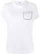 Image 1 of Brunello Cucinelli slogan print T-shirt