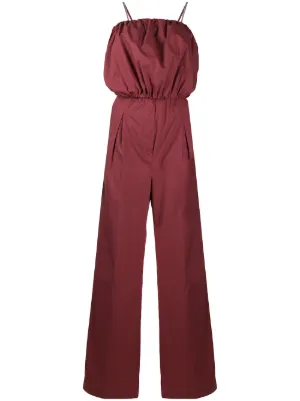 designer red jumpsuit