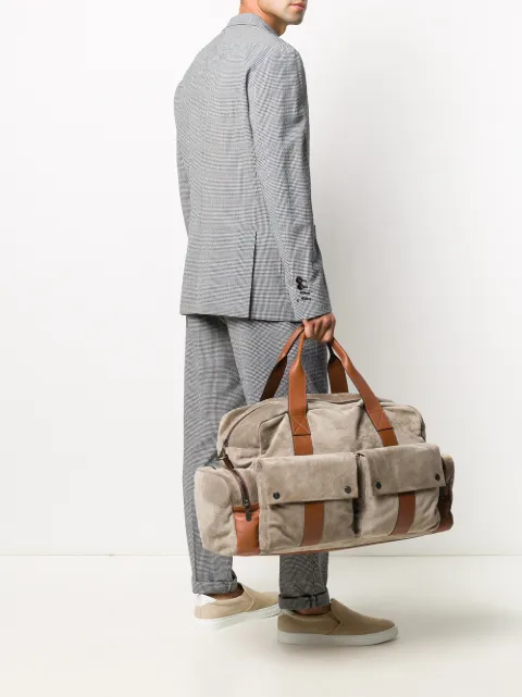 multi pocket holdall