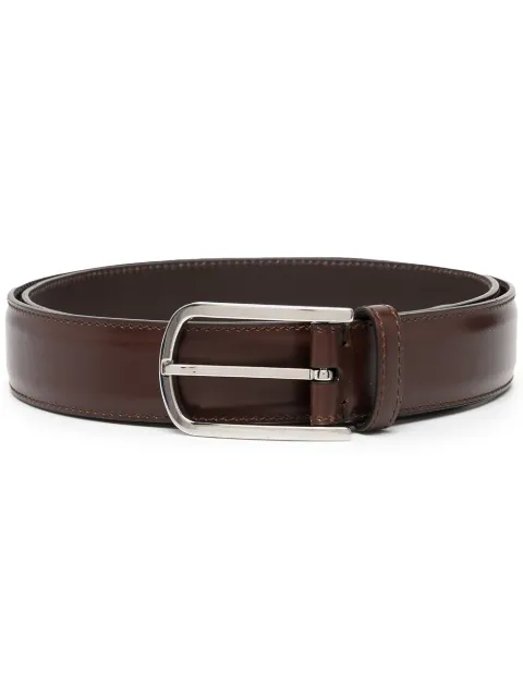 Brunello Cucinelli smooth-leather buckle belt 