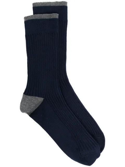 Brunello Cucinelli ribbed cotton socks