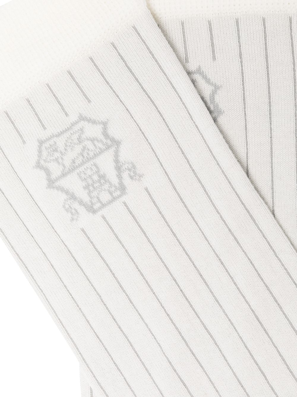 фото Brunello cucinelli носки вязки интарсия с логотипом
