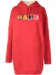 Image 1 of A BATHING APE® logo-patch hoodie dress