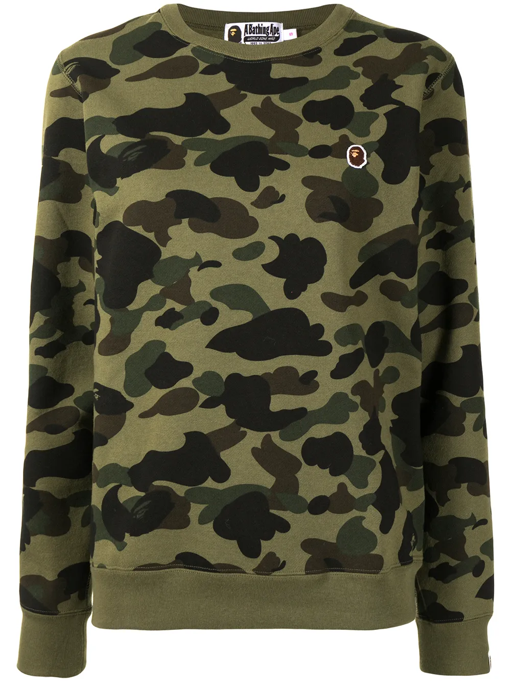 фото A bathing ape® толстовка с камуфляжным принтом