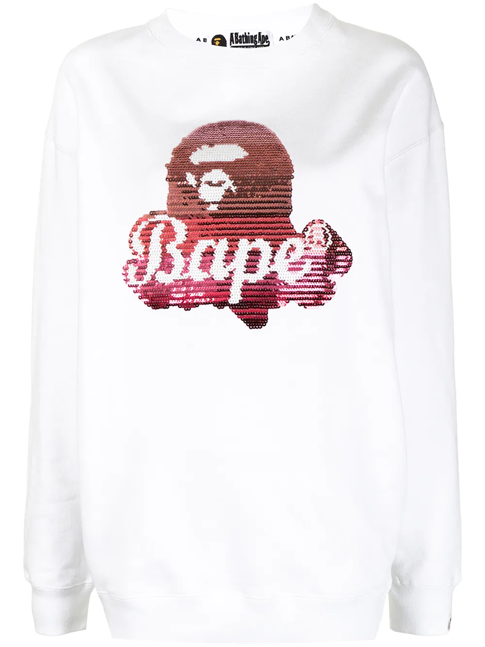 фото A bathing ape® толстовка с пайетками