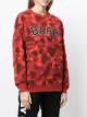 A BATHING APE® Camo college logo sweatshirt