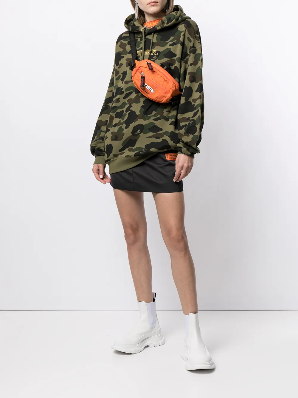 фото A bathing ape® худи с камуфляжным принтом