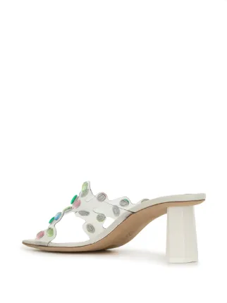 crystal-embellished mule sandals展示图