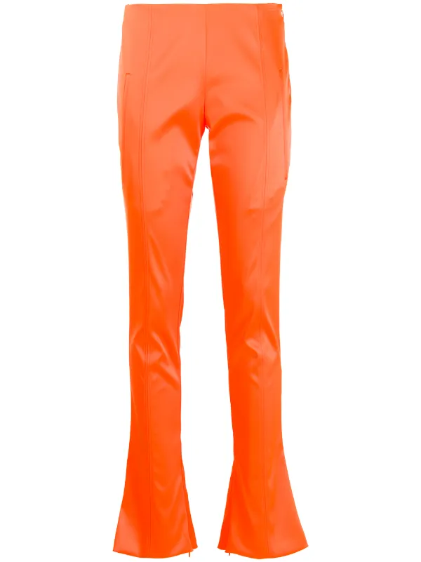 skinny flared trousers